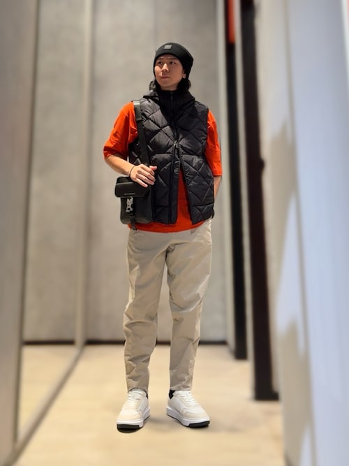 セール】【A|X アルマーニ エクスチェンジ】キルティング フーデッド