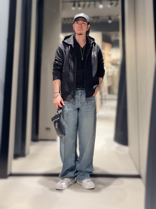 ARMANI EXCHANGE ワイドパンツ ジーンズ 「A|X アルマーニ