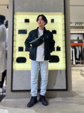 「春服デビュー宣言」｜「アイテム（ナイロンジャケット）」を使った、YUUさん（メンズ・174cm）の春コーディネート