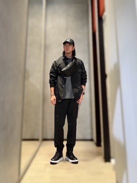 「ARMANI EXCHANGE（アルマーニエクスチェンジ）のアイテム（ナイロンジャケット）」を使った、YUUさん（メンズ・174cm）の秋コーディネート