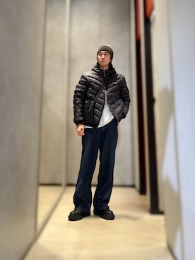 「ARMANI EXCHANGE（アルマーニエクスチェンジ）のアイテム（ブーツ）」を使った、YUUさん（メンズ・174cm）の秋コーディネート