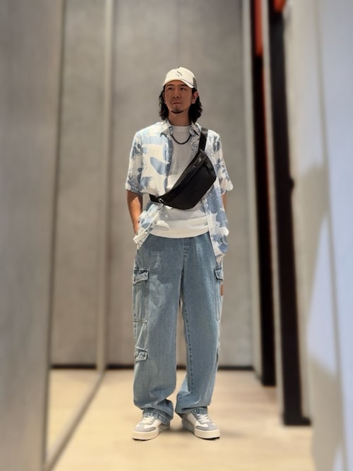 【A/X Armani Exchange】カラーブロック コットン Tシャツ ♪ セール】【A|X アルマーニ エクスチェンジ】オールオーバージャ