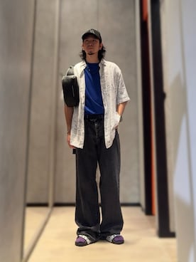 「アイテム（ブレスレット、その他）」を使った、YUUさん（メンズ・174cm）の夏コーディネート
