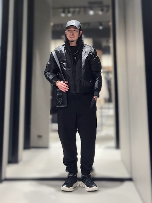 A|X アルマーニ エクスチェンジ】オールオーバージャカードロゴ