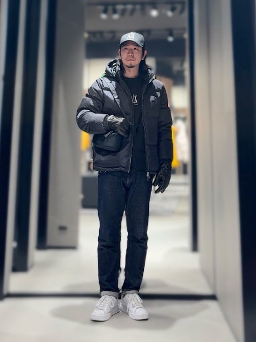 A|X アルマーニ エクスチェンジ】ICON フーデッドダウンジャケット