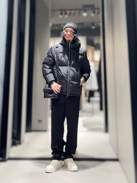 「アイテム（スリッポン）」を使った、YUUさん（メンズ・174cm）の冬コーディネート