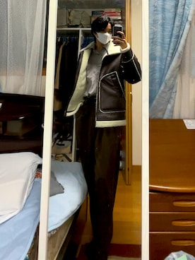 「BACK NUMBER（バックナンバー）のアイテム（ブルゾン）」を使った、dofy2525さん（メンズ・176cm）の秋コーディネート