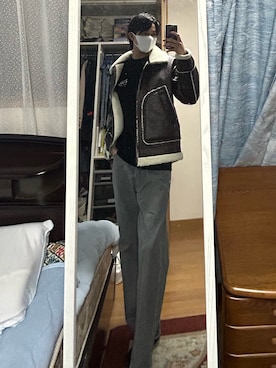 「BACK NUMBER（バックナンバー）のアイテム（ジャケット/アウター）」を使った、dofy2525さん（メンズ・176cm）の冬コーディネート
