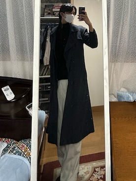 「remer（リメール）のアイテム（スラックス）」を使った、dofy2525さん（メンズ・176cm）の冬コーディネート