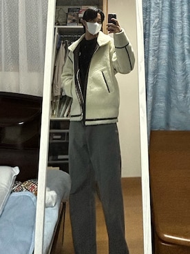 「BACK NUMBER（バックナンバー）のアイテム（ジャケット/アウター）」を使った、dofy2525さん（メンズ・176cm）の冬コーディネート