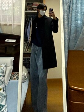 「WOOALONG（ウアロン）のアイテム」を使った、dofy2525さん（メンズ・176cm）の冬コーディネート