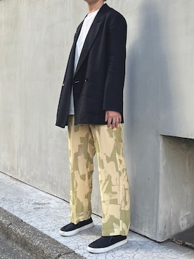 「透けトップス」｜「アイテム（ジャケット/アウター）」を使った、munich05さん（レディース・167cm）の冬コーディネート