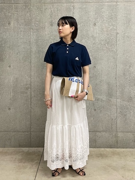 「GEVACO」｜「アイテム（スカート）」を使った、yoshimiさん（レディース・163cm）の春コーディネート