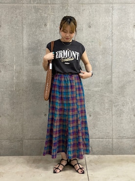 yoshimiさん（レディース・163cm）の夏コーディネート