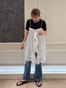 「アイテム（ワンピース/ドレス）」を使った、yoshimiさん（レディース・163cm）の夏コーディネート