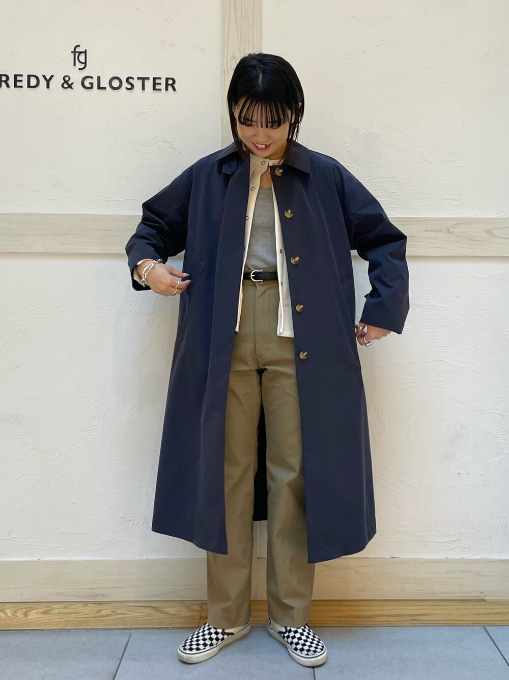 fredy emue - fredy emue フレディ＆グロスター ポンチ袖口ジップカーディガン セール】ポンチ袖口ジップカーディガン（カーディガン/ボレロ