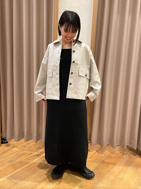 「セットアイテム」｜「アイテム（ブルゾン）」を使った、yoshimiさん（レディース・163cm）の冬コーディネート