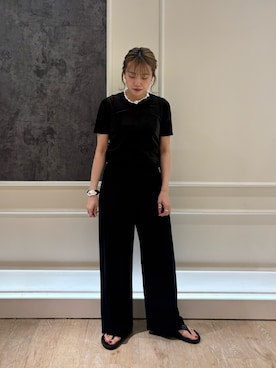 「アイテム（タンクトップ）」を使った、yoshimiさん（レディース・163cm）の夏コーディネート