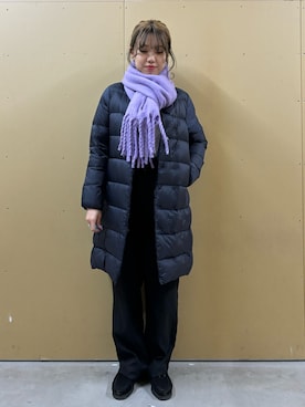 「Pyrenex（ピレネックス）のアイテム」を使った、yoshimiさん（レディース・163cm）の冬コーディネート