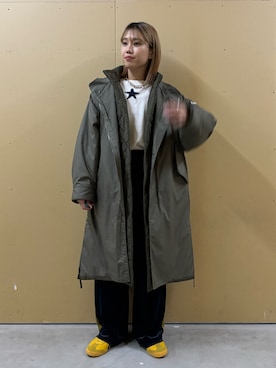 「マイベストコーデ2023」｜「アイテム（ミリタリージャケット）」を使った、yoshimiさん（レディース・163cm）の冬コーディネート