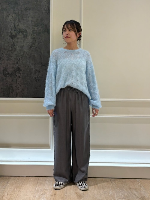 Splus グレー サイドストライプ パンツ Splus グレー サイドストライプ パンツ