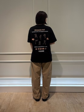 「GLOSTER（グロスター）のアイテム」を使った、yoshimiさん（レディース・163cm）の春コーディネート