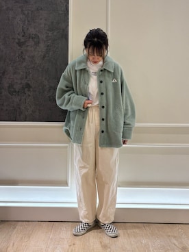 「冬コーデ、スニーカーコーデ」｜「アイテム（その他パンツ）」を使った、yoshimiさん（レディース・163cm）の秋コーディネート