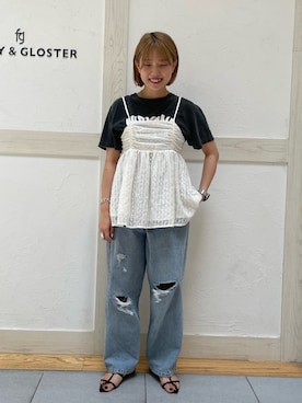 yoshimiさん（レディース・163cm）の夏コーディネート