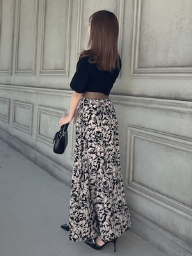 「RESEXXY（リゼクシー）のアイテム（ベルト）」を使った、shioriさん（レディース・155cm）の春コーディネート