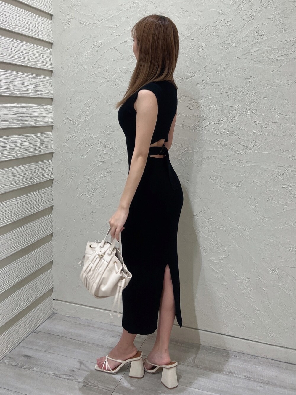 VIVIAN サンダル レディース スクエアトゥ チャンキーヒール 太