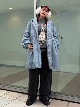 HIKARU さん（レディース・161cm）の冬コーディネート