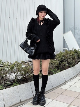 HIKARU さん（レディース・161cm）の冬コーディネート