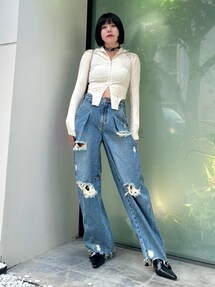 Something ×PosTokyo Race Combination Something ×PosTokyo】Race Combination Body suit｜ジュエティ