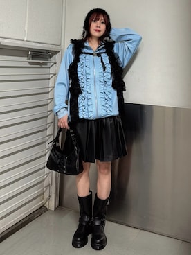 HIKARU さん（レディース・161cm）の冬コーディネート