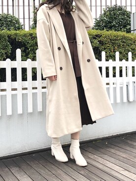 kanaさん（レディース・163cm）の冬コーディネート