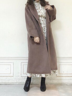 「小花柄」｜「アイテム（その他アウター）」を使った、kanaさん（レディース・163cm）の夏コーディネート