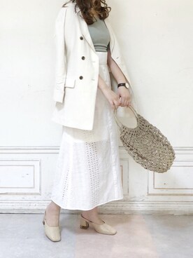 kanaさん（レディース・163cm）の春コーディネート