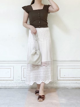 kanaさん（レディース・163cm）の夏コーディネート