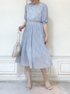 「dazzlin（ダズリン）のメニーストラップサンダル【WEB限定】（サンダル）」を使った、kanaさん（レディース・163cm）の夏コーディネート