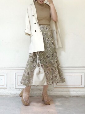 「アイテム（サンダル、その他）」を使った、kanaさん（レディース・163cm）の夏コーディネート