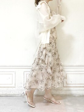 「アイテム（サンダル、その他）」を使った、kanaさん（レディース・163cm）の夏コーディネート