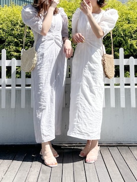 「アイテム（サンダル、その他）」を使った、kanaさん（レディース・163cm）の夏コーディネート