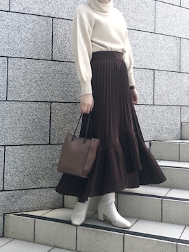 kanaさん（レディース・163cm）の冬コーディネート