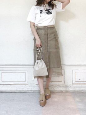 kanaさん（レディース・163cm）の夏コーディネート