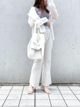 「アイテム（サンダル、その他）」を使った、kanaさん（レディース・163cm）の夏コーディネート