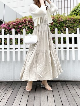 「アイテム（サンダル、その他）」を使った、kanaさん（レディース・163cm）の夏コーディネート