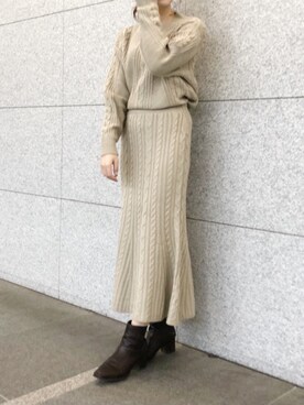 kanaさん（レディース・163cm）の冬コーディネート