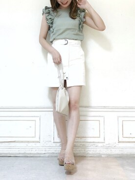 「アイテム（サンダル、その他）」を使った、kanaさん（レディース・163cm）の夏コーディネート