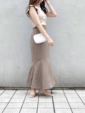 「アイテム（サンダル、その他）」を使った、kanaさん（レディース・163cm）の夏コーディネート