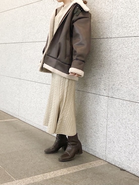 kanaさん（レディース・163cm）の冬コーディネート